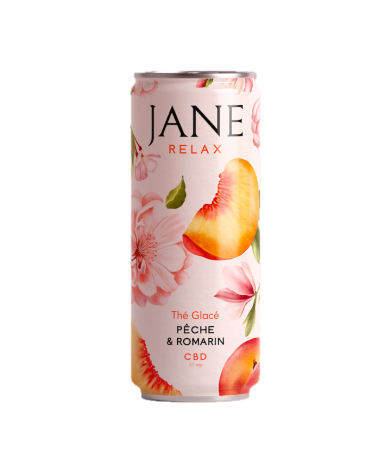 Jane Thé noir CBD Pêche