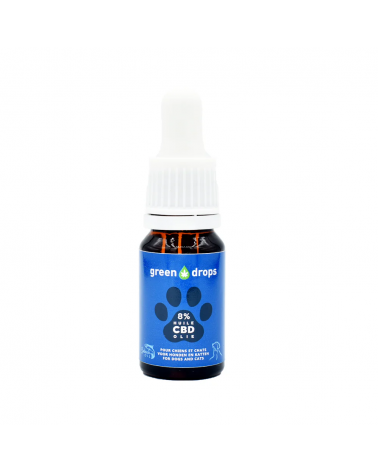 Huile de CBD animaux 8 %