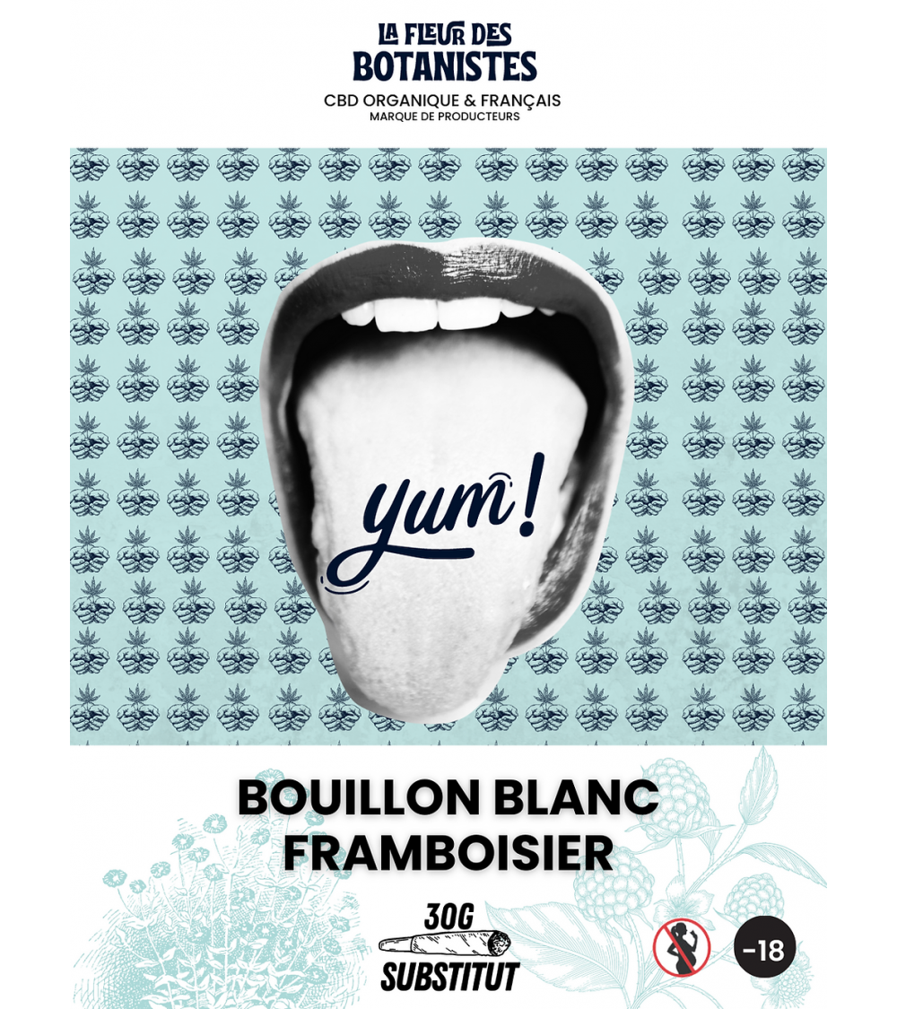 Substitut de tabac Bouillon Blanc Framboisier