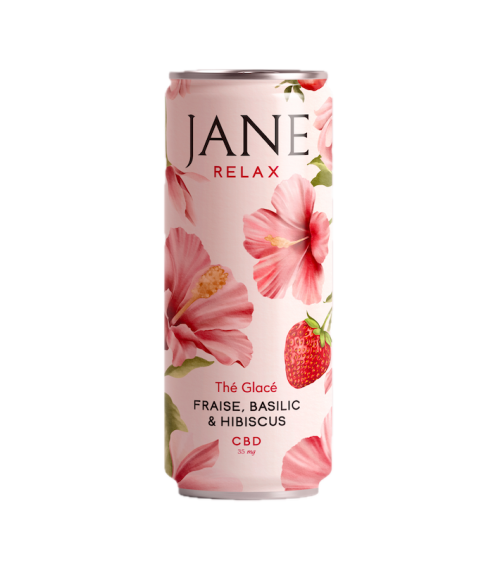 Jane Thé Vert CBD Fraise