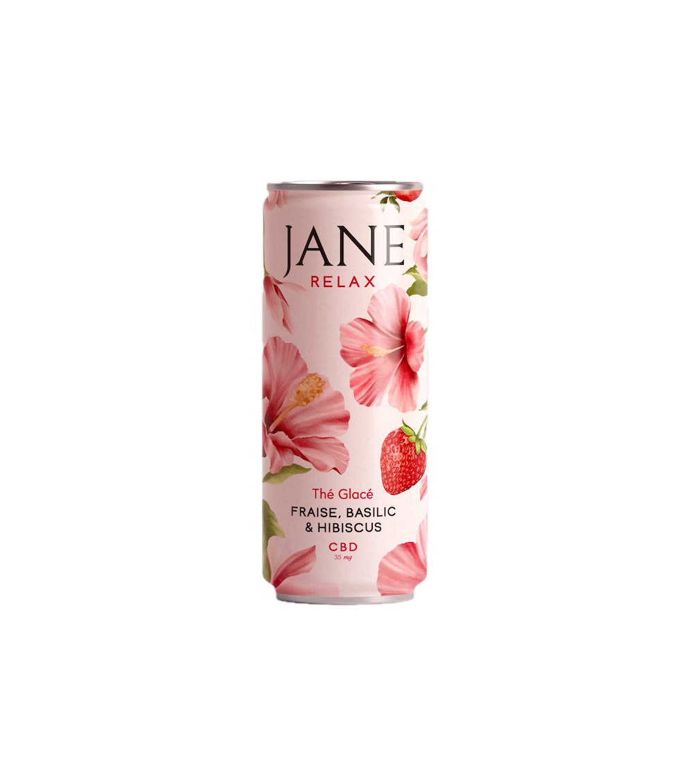 Jane Thé Vert CBD Fraise