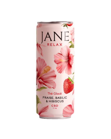 Jane Thé Vert CBD Fraise